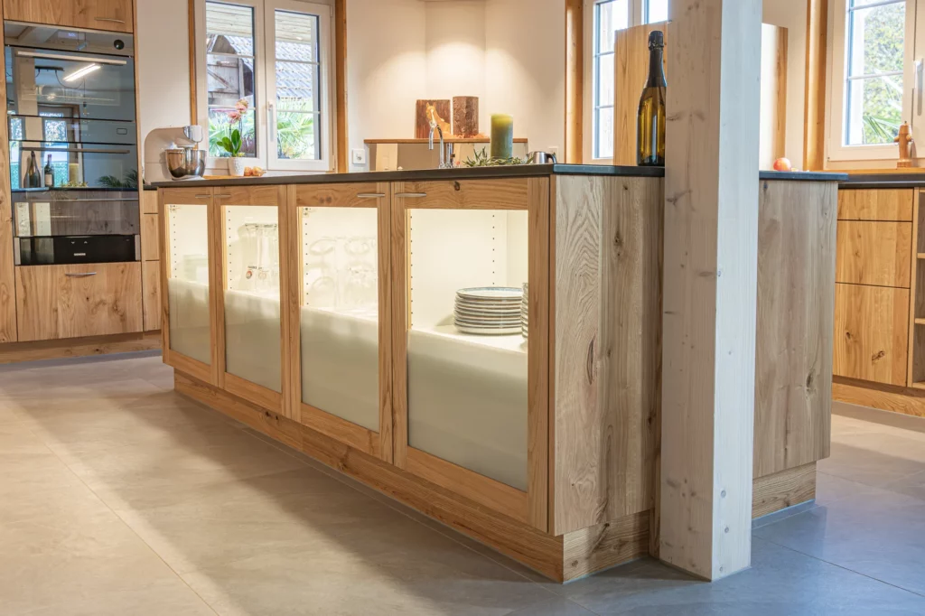 kueche eiche natur bauprojekt innenarchitektur schreinerkueche