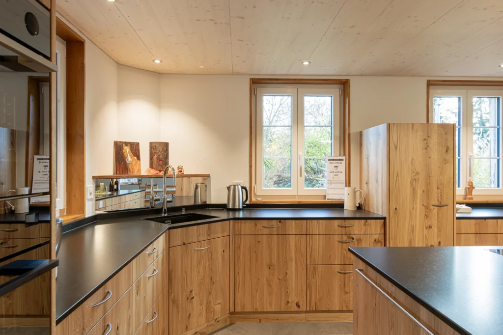 kueche eiche natur bauprojekt innenarchitektur schreinerkueche